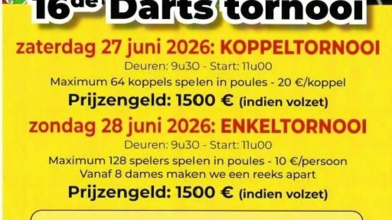 Toernooi Onder 'T Dak